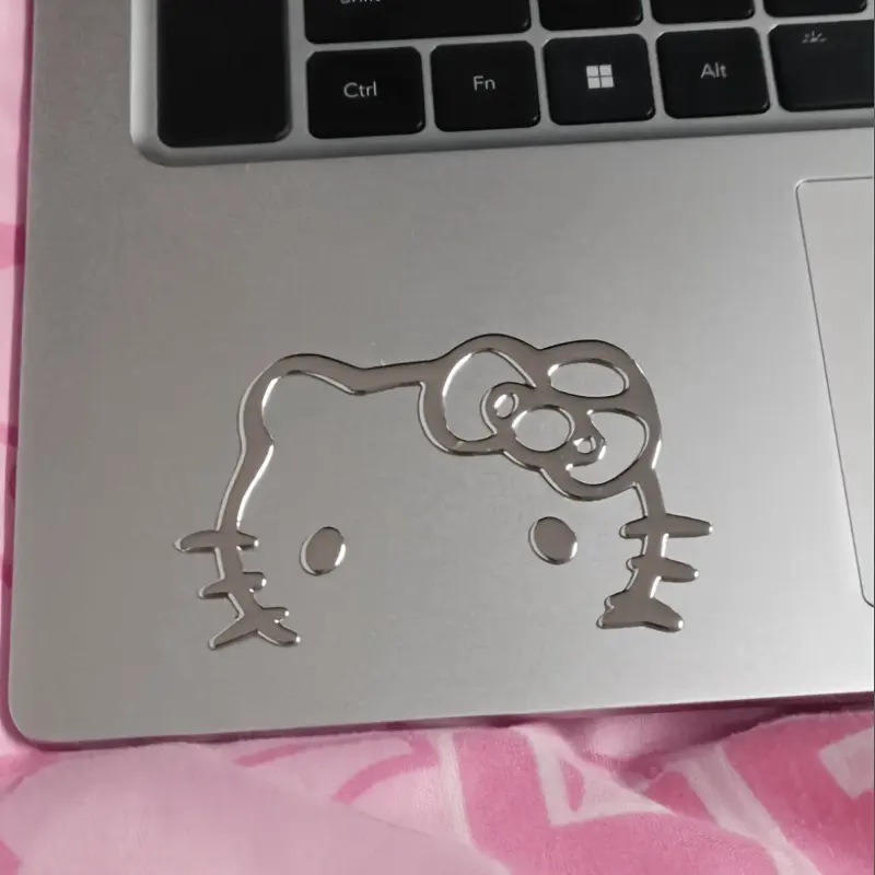 Hello Kitty, Sanrio Hello Kitty, 2 cái, Chất liệu PVC, Đa Năng, Thích hợp cho điện thoại, máy tính xách tay, gương ô tô, máy ảnh và iPad, Lý Tưởng cho sinh nhật, Phong cách Y2K