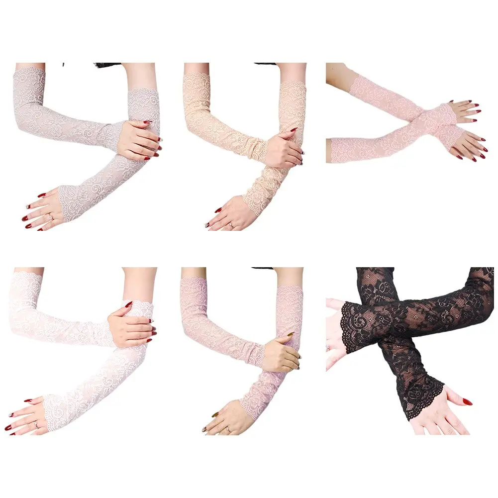Women's Sun Protection Hand Sleeves - Cooling & UV Protection for Driving