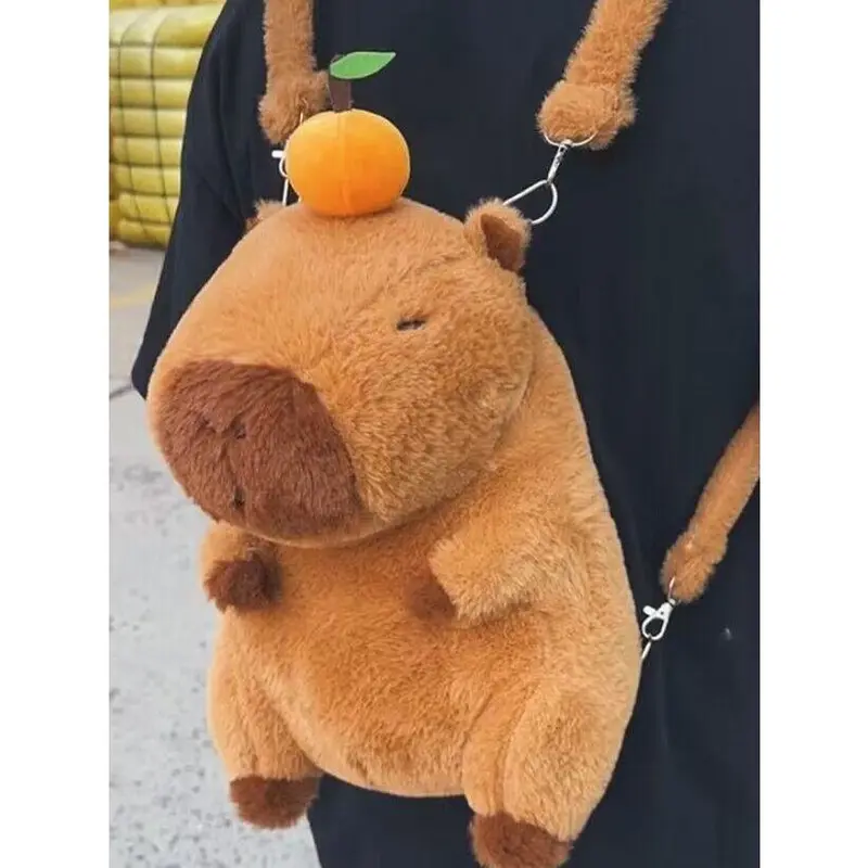 Ba Lô Capybara, Thiết Kế Dễ Thương, Dành Cho Nam Và Nữ Backpack Đeo Vai 2