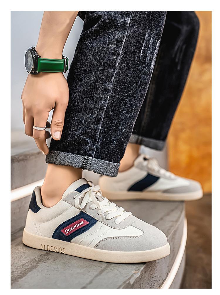 Product Introduction of 2025 Spring New Casual Versatile Fashion Sneakers Classic Retro Lace-up Men's Niche Comfortable German Training Shoes 13