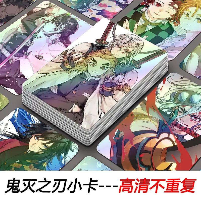 Thẻ Laser Thanh Gươm Diệt Quỷ, Hàng Hóa Anime Tanjiro Và Nezuko, Thẻ Lomo Đóng Hộp Thiệp HD, Bưu Thiếp, Phát Hành Năm 2025