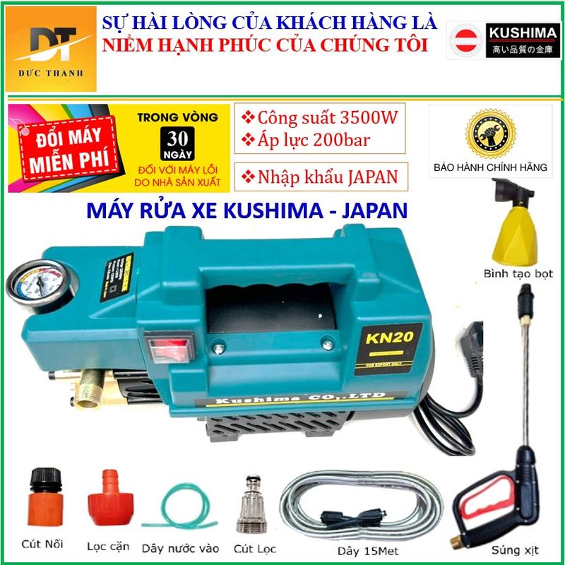 Máy rửa xe gia đình áp lực cao động cơ lõi đồng dây dài 15 m