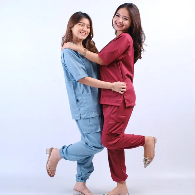 Baju Jaga Ok Jogger Cargo Lengan Pendek Toyobo 2