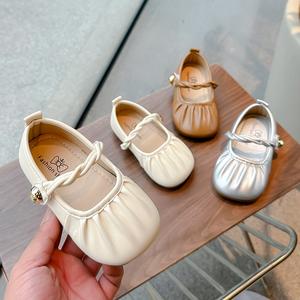 Giày Da Bé Gái, Da Mềm, Nhẹ, Phong Cách Mới Xuân Hè 2025, Giày Công Chúa, Đế Mềm, Thích Hợp Cho Trẻ Em Trung Và Lớn giày  thể  dục  bé  gái  cấp  1 giày  mỹ  thuật  lớp  6