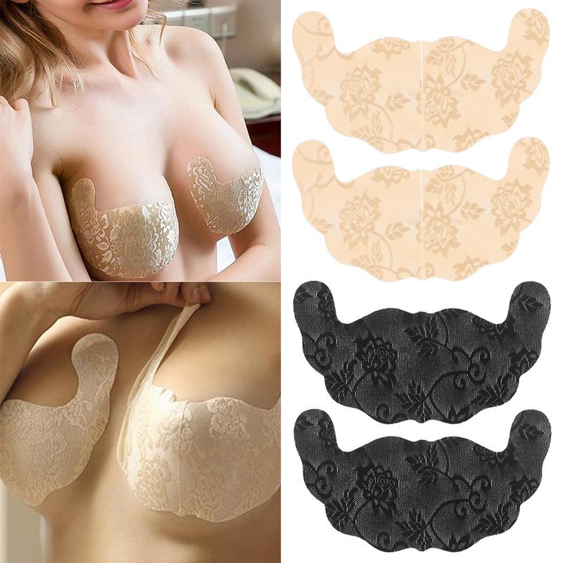 Product Introduction of 1Pair U Shape Self Adhesive Nipple Cover Pads Invisible Breast Push Up Bra Top Tape Disposable Paste Chest Paste Sticker Wedding 37