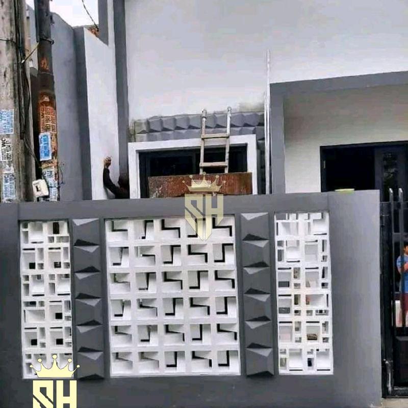 50 pcs roster beton minimalis motif Z loster lubang angin 6