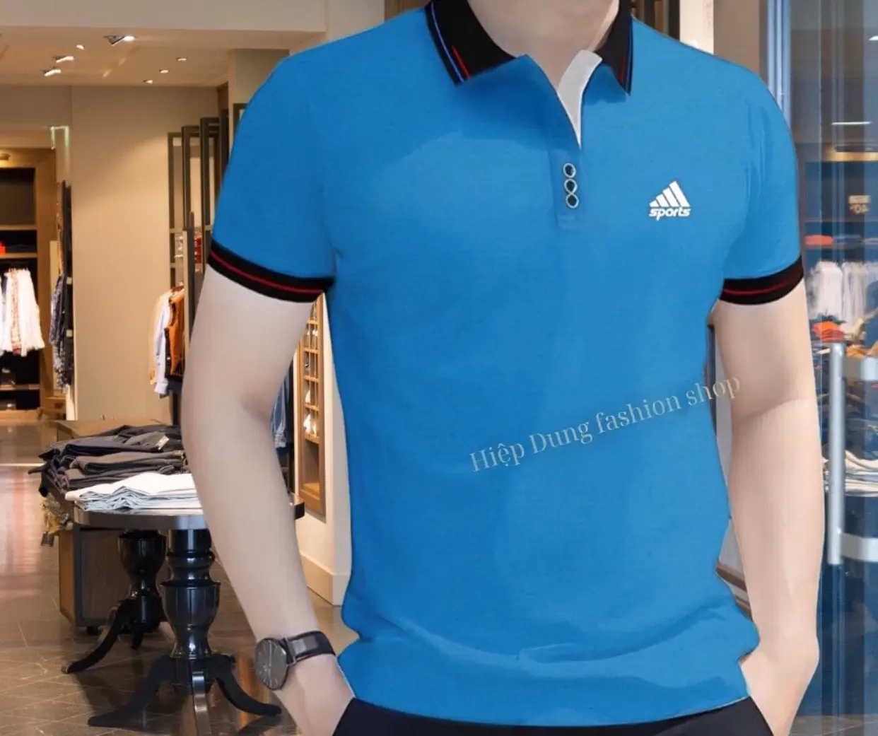 Áo thun Nam Cổ bẻ áo POLO thêu cổ chuẩn đẹp vải mềm mịn chất lượng 4 màu năm 2025