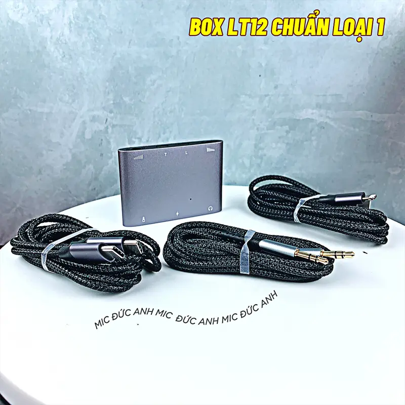 Box Livestream Stereo LT12 (Logo KA Chinh Hang) Phụ Kiện Âm Thanh Thu Âm Chất Lượng Cao Dùng Cho Androi, IP Vừa Sạc Vừa Live Kiêm Đàm Thoại 2 Chiều 5