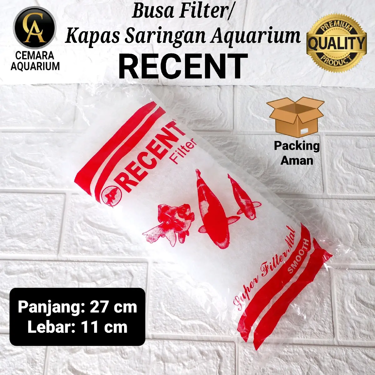 Kapas saringan/ recent/ kapas saringan aquarium/ kapas filter aquarium/ busa filter/ busa filter aquarium/ aquarium