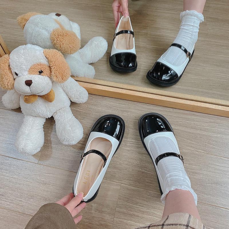 Giày búp bê pha mũi Hàn Quốc (phom to) Giày Bệt Nữ