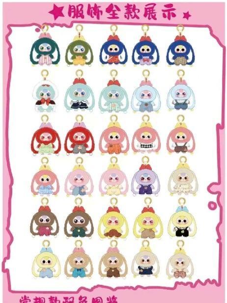 [CHÍNH HÃNG] Hộp mù thỏ Macaron V2 Baby Three - Móc treo dễ thương cho trẻ em 5