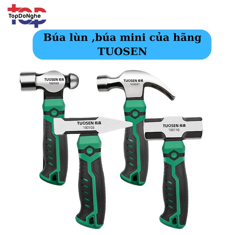 Búa lùn mini nhỏ gọn TUOSEN cầm tay đóng đinh nhổ đinh đúc nguyên 0,25kg