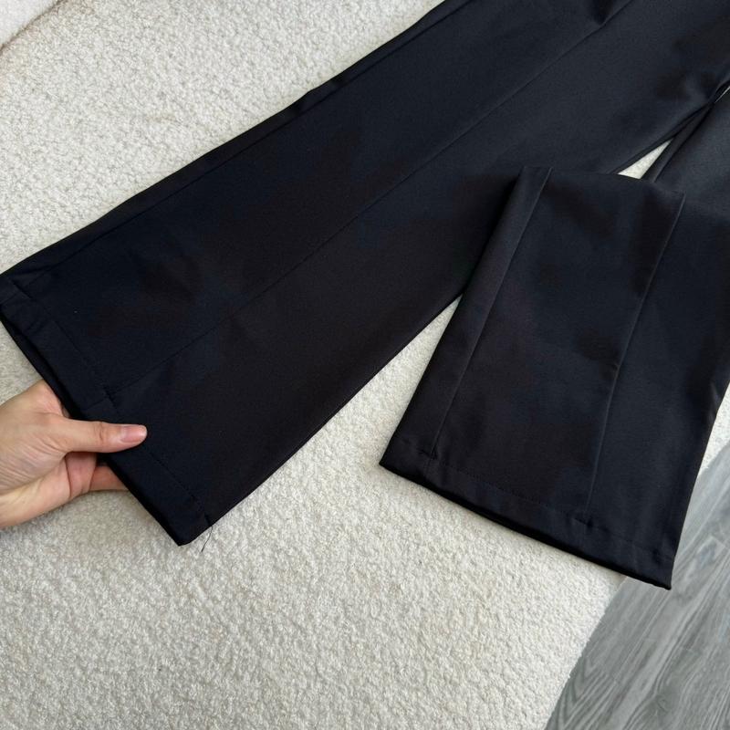 QUẦN ỐNG LOE CO GIÃN THOẢI MÁI VẢI UMI CHO NỮ BIGSIZE 50-95kg -Q519 2
