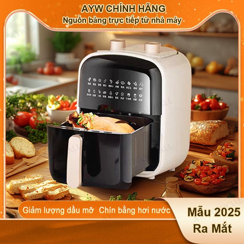 AYW 2025 mẫu mới 3.5L Nồi Chiên Không Dầu Đa Chức Năng, Công Suất Lớn, Tiết Kiệm Điện Năng, Chế Biến Thức ăn Nhanh, bảo hành 12 tháng, phù hợp cho 1-3 người.