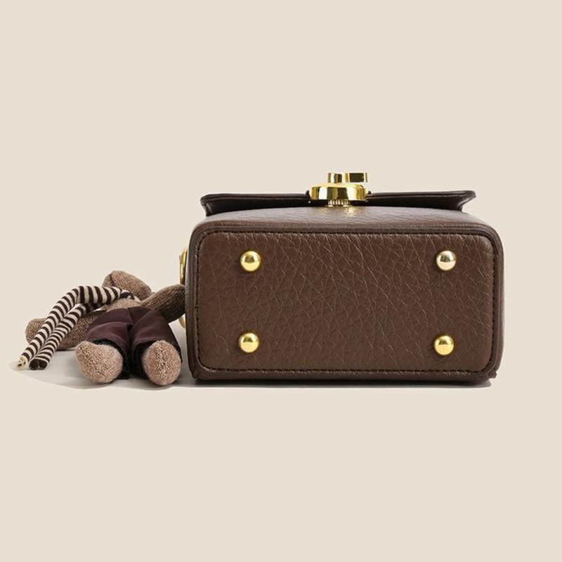 Product Introduction of Da Vintage điện thoại di động túi Hàn Quốc phong cách thiết kế thời trang nghiêng túi xách vai đơn túi xách túi vuông nhỏ ngoài trời Vận chuyển trong vòng  24 giờ 7