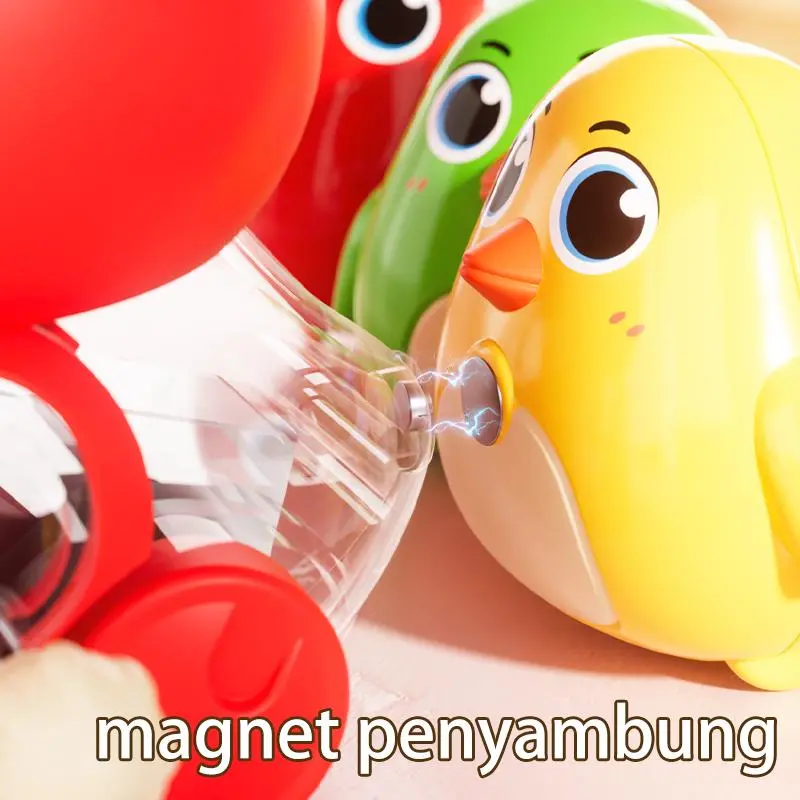 Mainan Bayi Goyang, Bebek Bergerak & Berjalan, Latihan Merangkak untuk Anak 0-1 Tahun mainan bayi bunyi dan bergerak COD Toys 3
