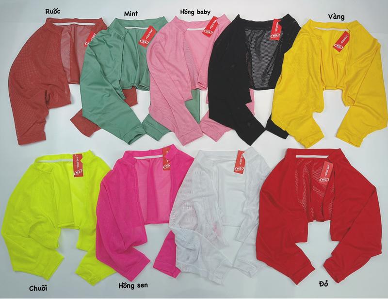  Áo Lưới Cánh Dơi Nữ Khoác Ngoài Đi Tập Gym Yoga 