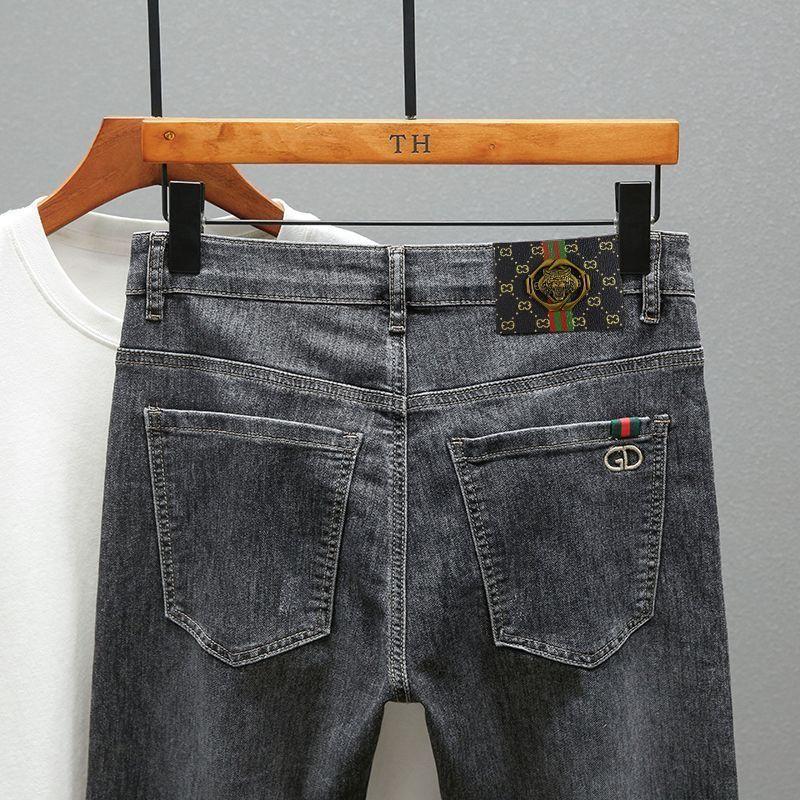 Product Introduction of Quần Jean Nam Hợp Xu hướng Cao Cấp, Dáng Rộng Vừa Vặn, Quần Ôm, Co Giãn Thường Ngày Dài Hợp Xu hướng, Bộ Sưu Tập Xuân Thu 2023 Hàng Mới Về, Thích Hợp Cho Nam Giới 7