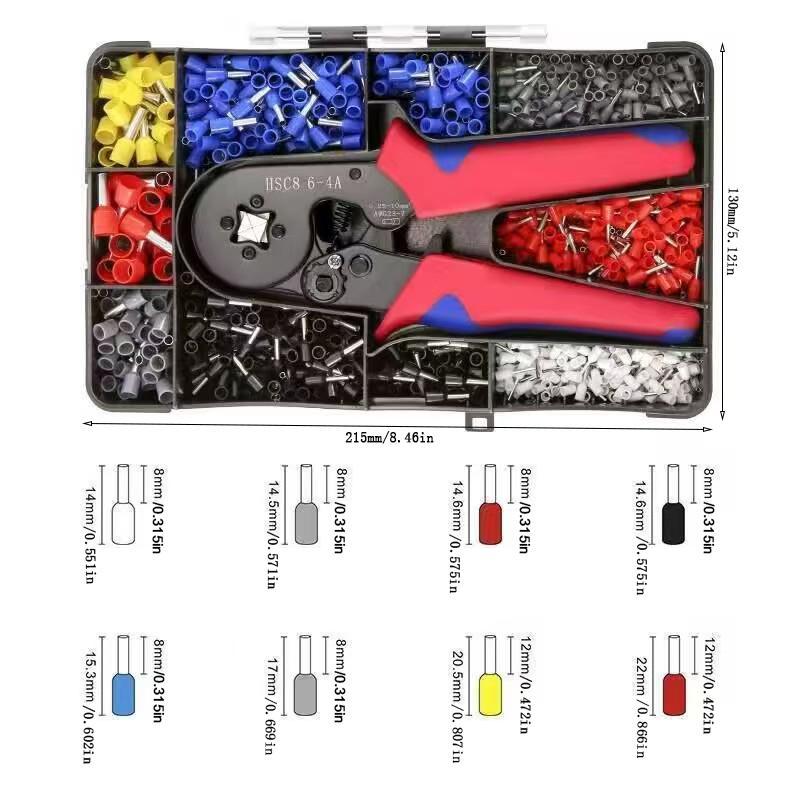 Product Introduction of Multipurpose Tool Kit, 1200pcs/set Including 6-4A Cold Press Plier & L-shaped Hex Wrench & Screw & Nuts & Washers & Other Accessories, Tool Kit for Home & Office 1
