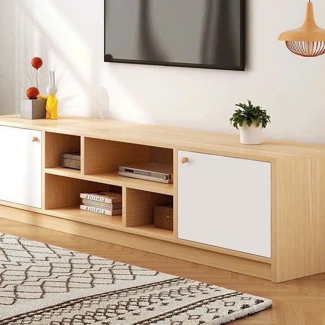 Kệ Tivi để phòng khách, phong cách hiện đại, chất liệu gỗ MDF