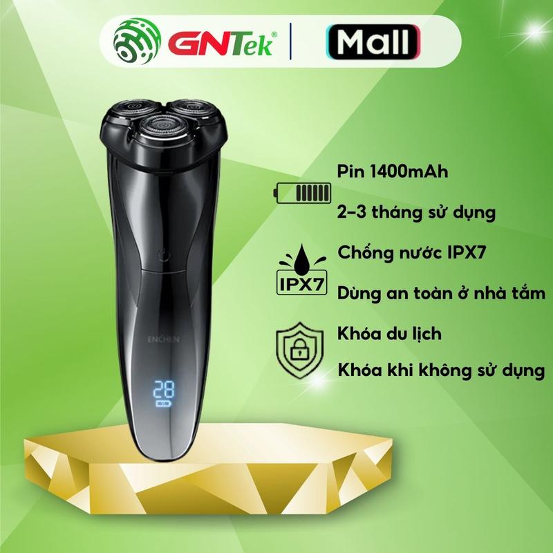 Máy cạo râu Blackstone 3 ưu việt với chống nước IPX7, pin có thể thay, cụm lưỡi nổi 4D độc lập