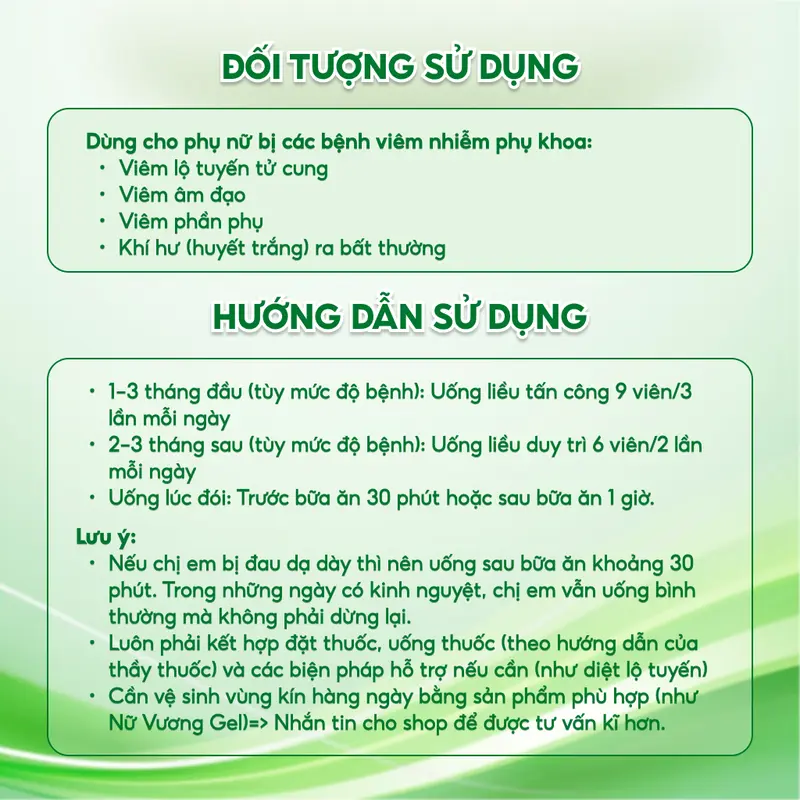 Nữ Vương New - Hỗ Trợ Cân Bằng PH, Giảm Khí Hư, Ngứa Vùng Kín, Viêm Lộ Tuyến - Hộp 30 Viên 2