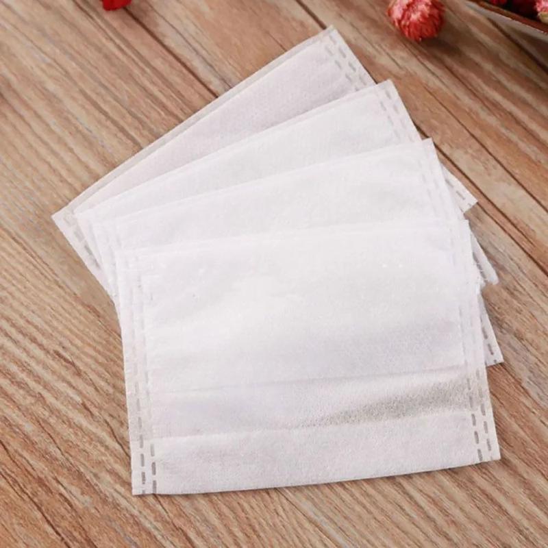 Product Introduction of Gajet Kemudahan Dapur, 100Pcs, Beg Teh Pakai Buang, Beg Penapis Teh Lipat, Bahan Bukan Tenunan, Penyedut Teh Kosong, Sesuai untuk Kegunaan Dapur, Ketibaan Baru 16