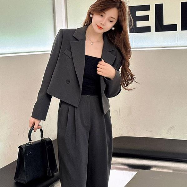 Áo Khoác Vest Cho Nữ, Ngắn Và Nhỏ, Hàng Mới Về Mùa Xuân Và Mùa Thu, Phong Cách Hàn Quốc, Thiết Kế Đẹp, Độc Đáo Và Thanh Lịch, Mỏng Vừa Vặn, Áo Vest Hợp Xu hướng, Ins Phong Cách 2