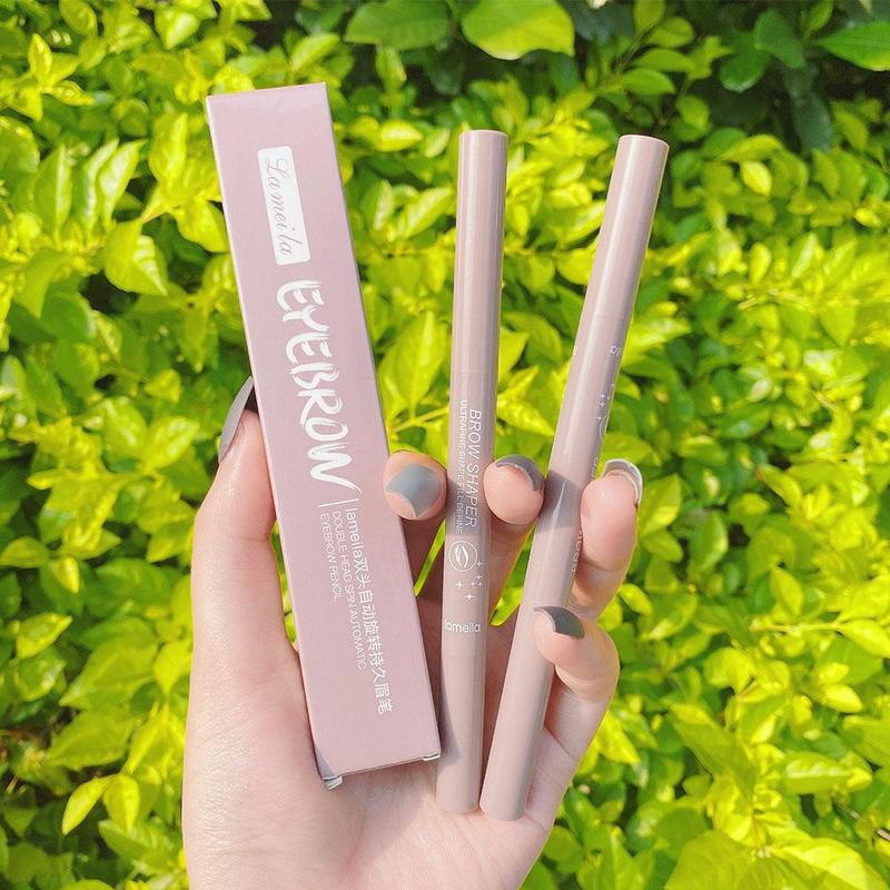 Product Introduction of 0.3g Double Headed Eyebrow Pencil With A Thin Tip Waterproof And Not Easily Smudged It Automatically Rotates Naturally Without Fading Suitable For Beginners 32