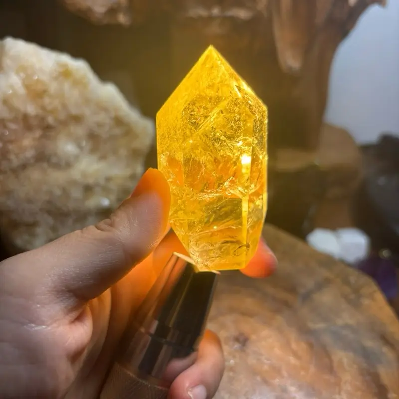 Trụ Thạch Anh Vàng - Y7 - 87g
