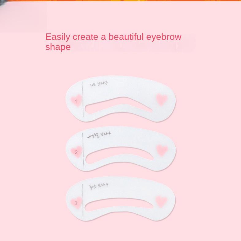 Product Introduction of Eyebrow Stencil Eyebrow Stencil Novice Auxiliary Painting Eyebrow Stencil Beauty Tools Word Eyebrow Stencil Eyebrow Stencil Natural Brow Style Makeup Cosmetic 0