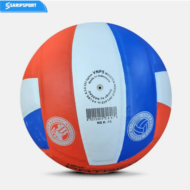 BOLA VOLI NEW PATRIOT SIZE 5 free pentilator dan jaring bola Ball Pompa 2