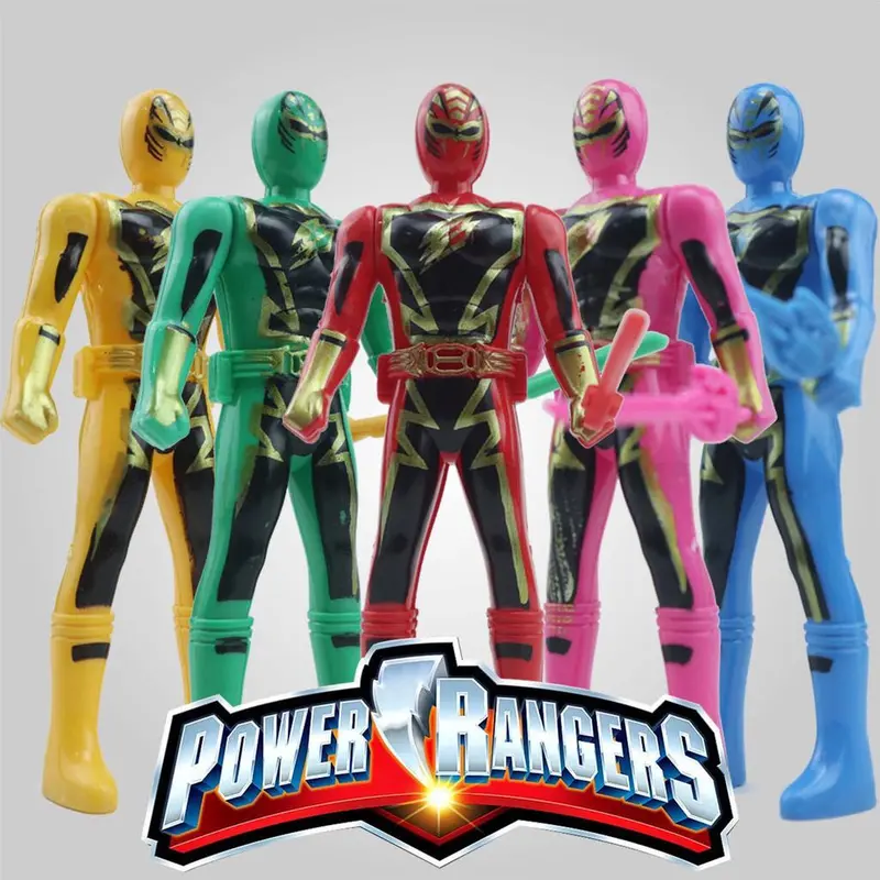 (BISA COD) - PROMO MAINAN ANAK POWER RANGERS MINI ISI 5PC MAINAN ROBOT POWER RANGERS SET ROBOT SUPER HERO TERMURAH 3