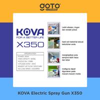 Gambar KOVA [COD] Electric Spray Gun X 350 Mesin Cat Listrik Set Elektrik Paint - Yellow dari Goto Living Kota Tangerang 5 Tokopedia