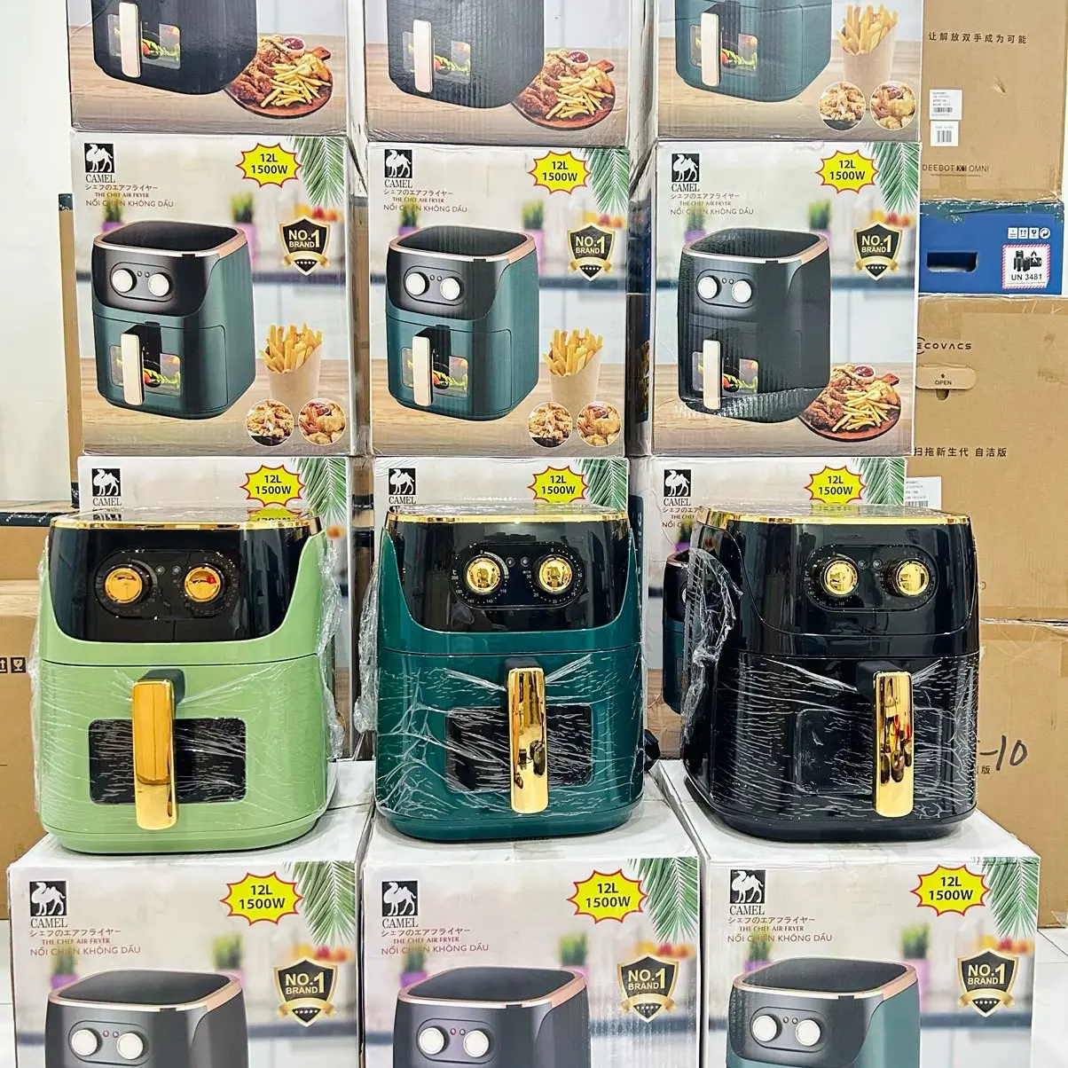 Nồi chiên không dầu Camel 12L Cao Cấp Chính Hãng-Camel 12L được bảo hành 6 tháng