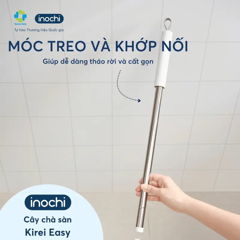 Cây Chà Sàn Kirei Xoay 180 Độ (Corner) & Nghiêng 45 Độ (Easy) - Vệ Sinh Tận Góc, Tiện Lợi, Sạch Bóng 6