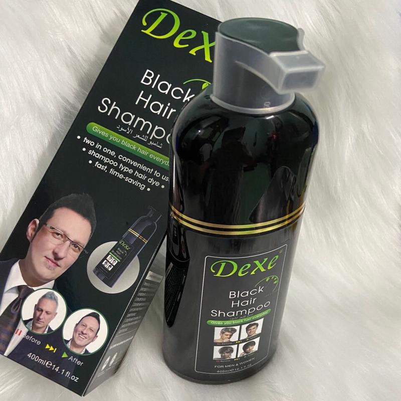 Chai DEXE 400ml nhuộm đen tóc bạc chiết xuất thảo dược Nhuộm Tóc Đổi Màu Tóc