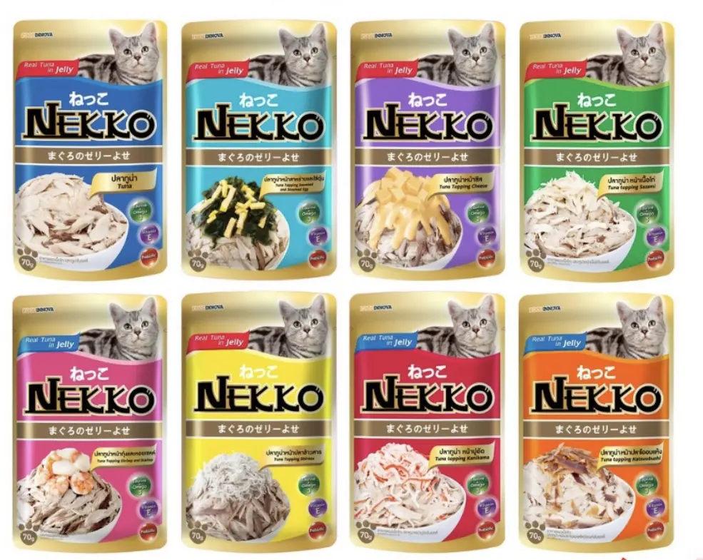 Pate Nekko cho mèo Lớn (70g) chuẩn thái