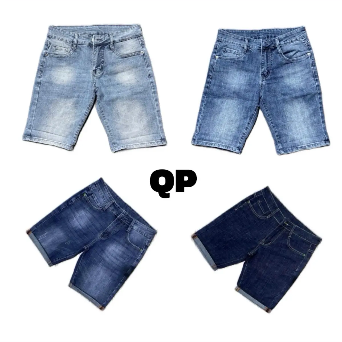 [COMBO]quần short XANH (ảnh shop tự chụp) size 28-38 Jean Nam mau don gian de mac de phoi day keo vuong to Menswear Pants Có Túi xxl đen beige 903   fit
