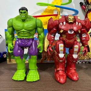 PROMO bro1630 Mainan Anak Avenger Mainan Robot Iron Man Hulkbuster Age OF Ultron Baterai