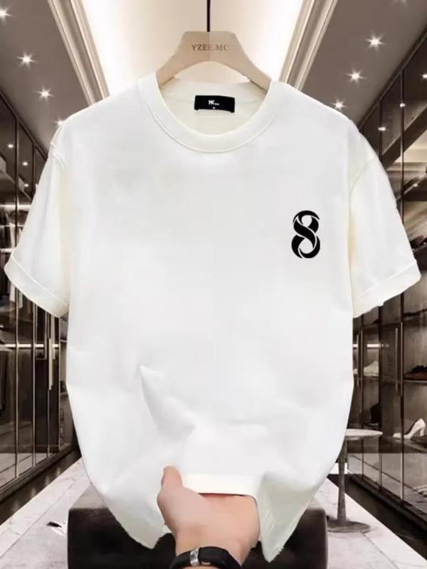 Product Introduction of Short-Sleeved T-shirt Men's Summer New Korean Style Trendy Top Clothes Ins Trendy Brand Loose Cotton T-shirt 4