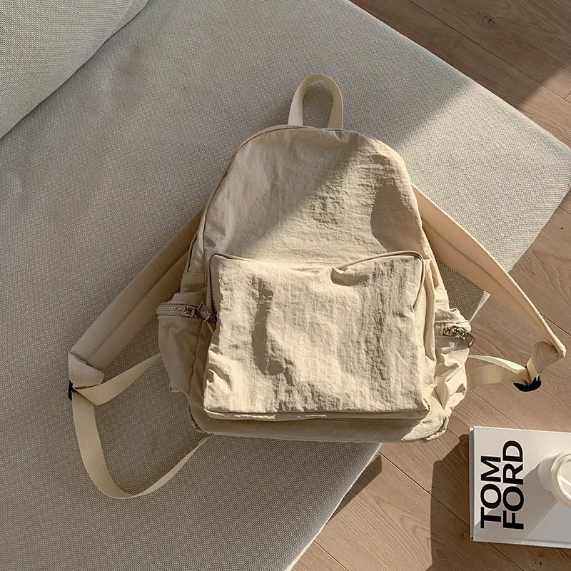 Mores Shop Backpack Sina Parasut Pastel Polos