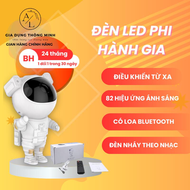 Đèn phi hành gia loa trăng V4 mới nhất 2024, Nháy theo nhạc có Loa bluetooth hình phi hành gia Chống Nước