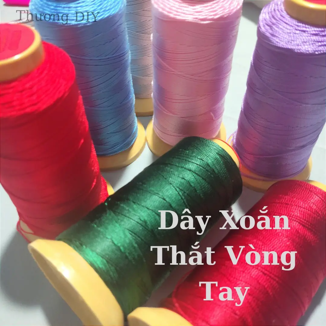5 Mét Dây Xoắn Bện Vòng Tay Handmade Diy đầy màu sắc làm vòng hạt làm cườm & trang sức