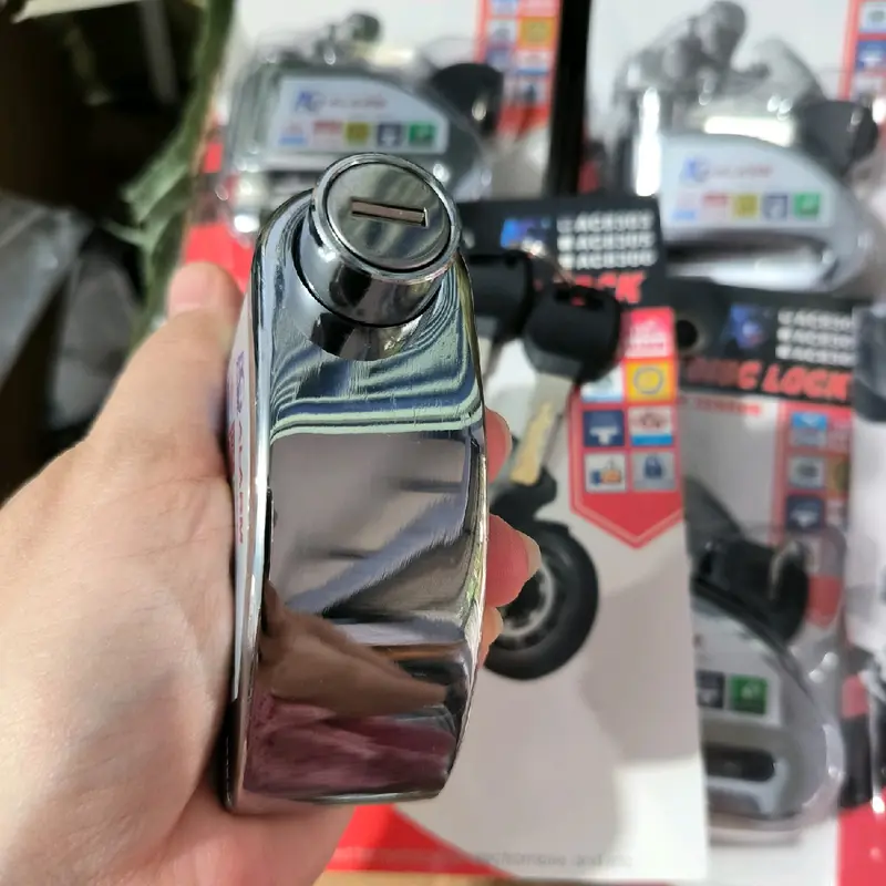 Ổ Khoá Đĩa Xe Máy Chống Trộm ALARMM Có Còi Hú Báo Động Hàng Tốt Phụ Kiện 3