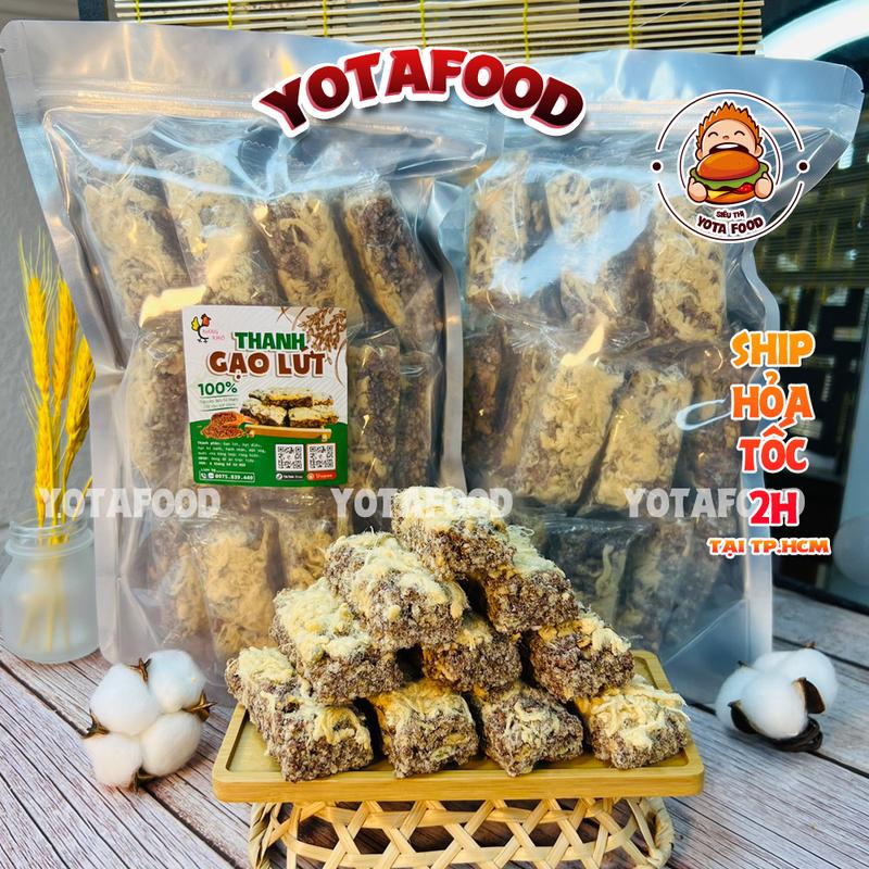 1Kg Thanh Gạo Lứt Chà Bông | Siêu Hạt | Rong Biển từ Yotafood