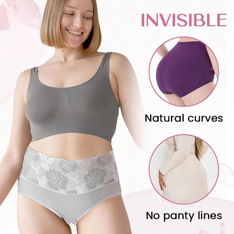 Product Introduction of High Waisted Panties Plus Size Women's Leakproof Panties Large Size Tummy Control Women's Panties Briefs 27