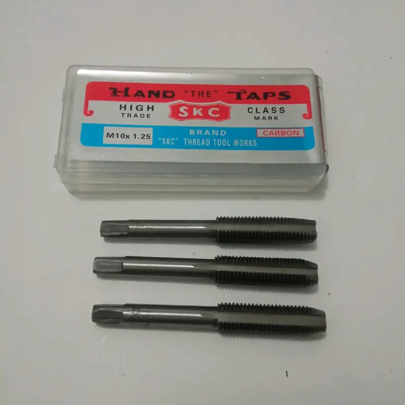hand tap skc alat pembuat drat/ulir 1 set isi 3pcs berkualitas top 2