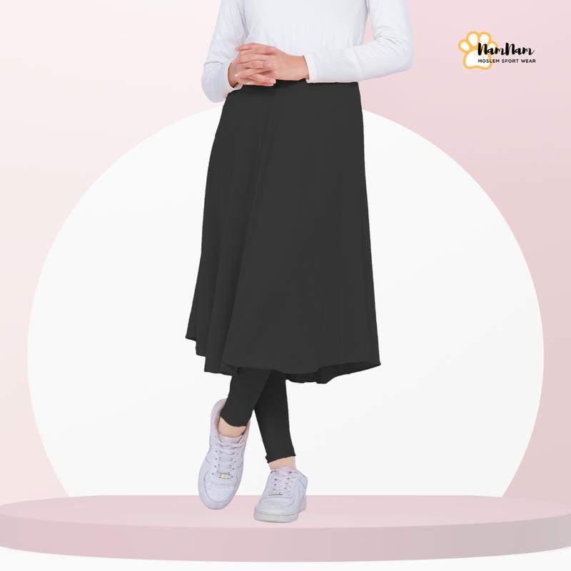 Legging rok olahraga panjang dibawah lutut sport Namnam Shop