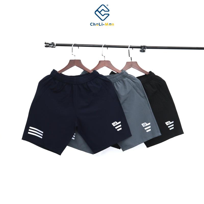 Product Introduction of COMBO ( 3 )  Quần short thể thao Nam, in logo + 3vạch ngang, 2024 trẻ trung năng động 7